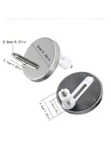 10pcs Toilet Seat Fixing Bolts And Caps | Universal Toilet Seat Accessories, Easy Installation And Removal, Durable Plastic Material Ensures Secure Installation Of Toilet Fasteners - Toilet Replacement Parts - Toilet Seat Accessories - View 4