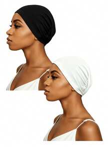 YPGVUO Multi‑Color Pleated Inner Hijab Cap, Breathable Non‑Slip Head Base For Home & Outdoor Use, Nice Holiday Present For Ladies - Multicolor - View 14