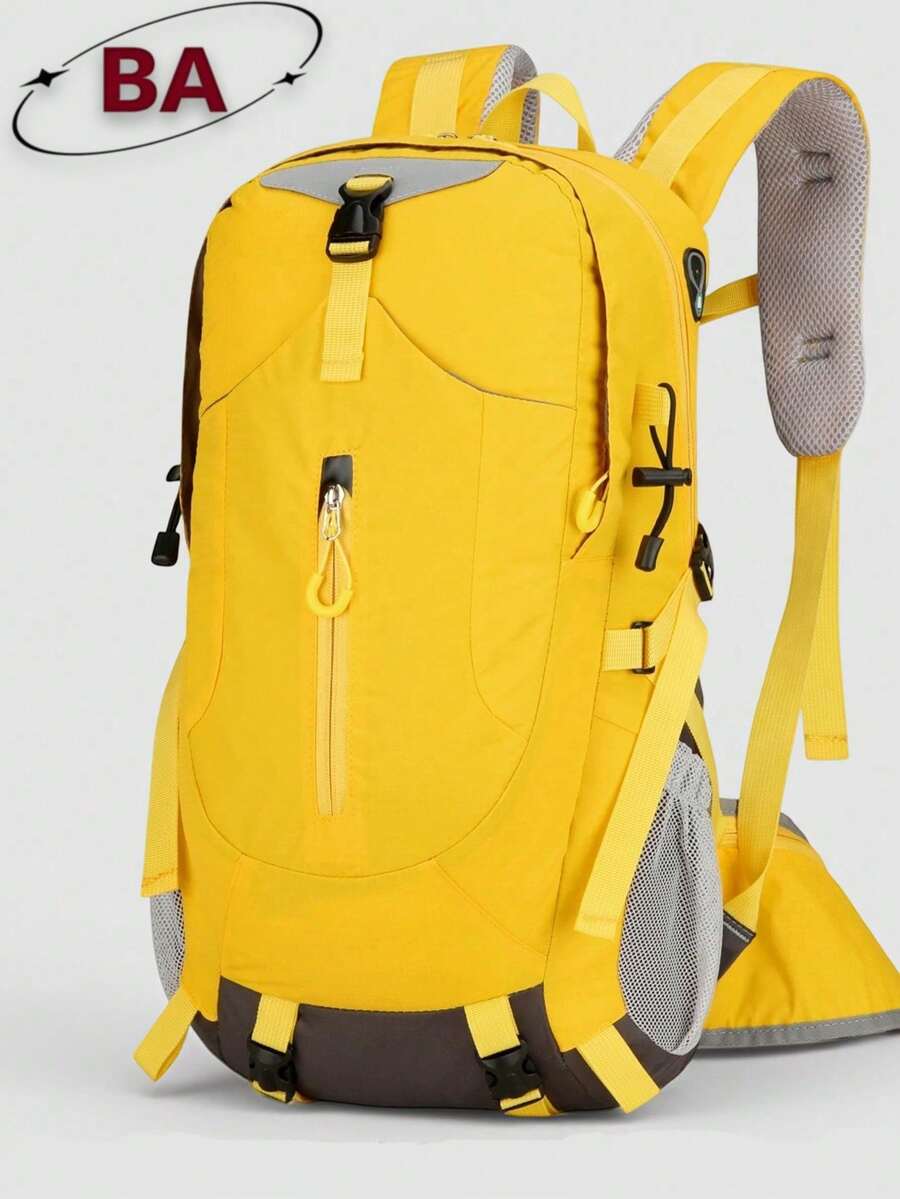 Breathable Outdoor Sports Nylon Women's Backpack, Can Fit 15.6-Inch Laptop; Multifunctional Hiking Bag, Large Capacity Travel Bag; Multi-Pocket Trekking Bag, Suitable For Travel, Vacation, Hiking, Skiing, Shock Absorption, Camping, Outdoor Sports, Holiday Gift, Birthday Gift