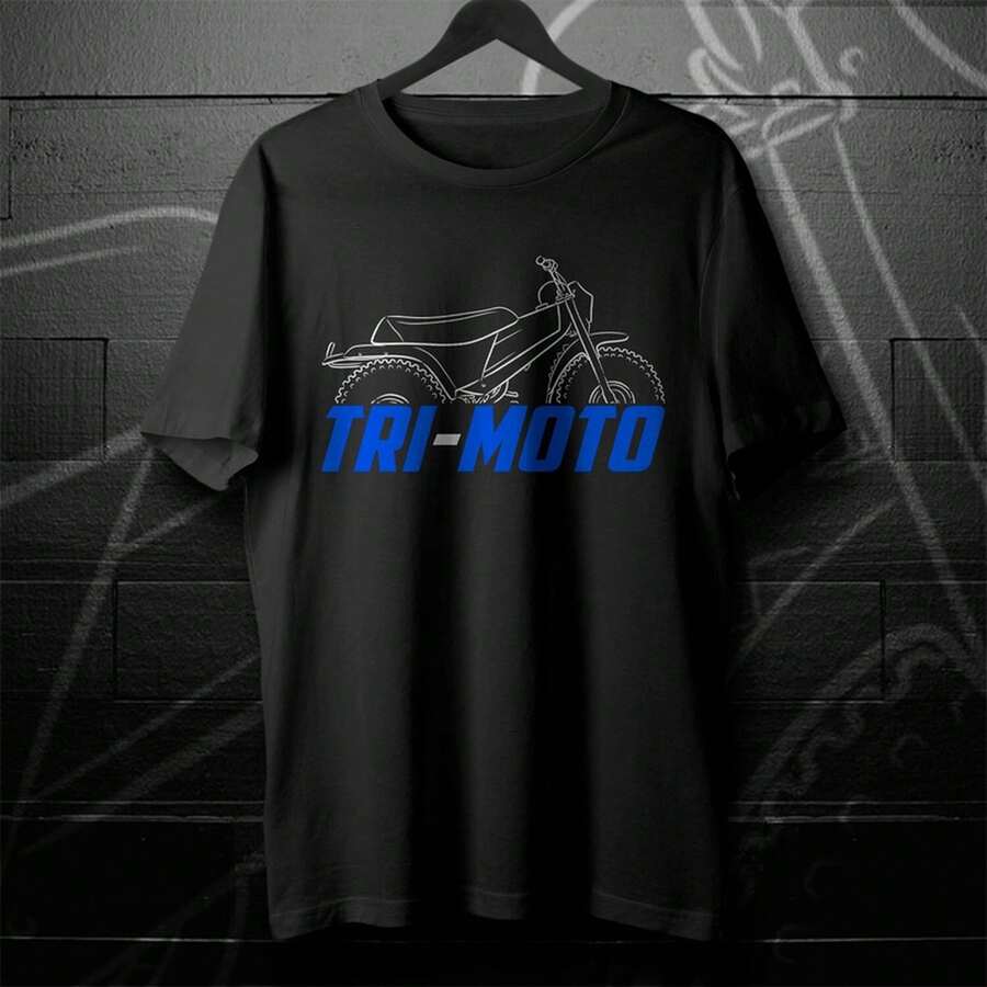 For  YT&Amp; YTM Tri-Moto 1980-1983 Fans - Motorcycle T-Shirt - 黑色 - 查看 1