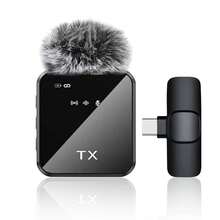 Portable Wireless Mini Lavalier Microphone, Compatible With IOS And Android, Professional Noise Reduction Recording, Suitable For Vlog, Podcast, Live Streaming, Content Creators (50mAh/230mAh/300mAh 3.7V Rechargeable Lithium Battery, Random Batch Shipment) - Black - View 22
