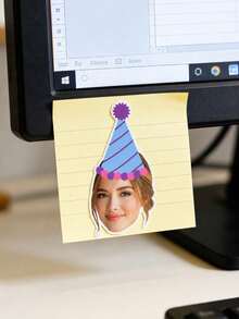 1/10/25/50/100/150 Pcs Custom Photo Stickers, Personalized Birthday Party Decoration Stickers, Personalized Photo Stickers, Bachelorette Party Favors, Multifunctional, Decorative, Reusable, Delicate, Stylish, High-Quality, Colorful, Modern. - Multi-color 6 - View 6