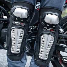 4-Piece Motorcycle Riding Protective Gear Set, Knee Pads + Elbow Pads Combination, Stainless Steel Shock Absorption Protection, Suitable For All Seasons - 4-piece Motorcycle Armor Set - View 8