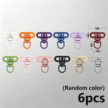 2/4/6pcs Compact Mini 360° Rotating Ultra-Thin Stainless Steel Phone Lanyard Patch, DIY Side-Hanging Single-Hole Metal Connector, Anti-Drop Phone Lanyard Decoration That Can Be Hung On Fingers, Creative Personalized Phone Lanyard Connector, Universal Phone Case Back Sticker Fixed Bracket Phone Accessory - Multicolor - View 12