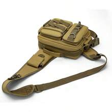 SHILAN Outdoor Tactical Crossbody Sling Bag, Multi Pockets Storage Chest Pack For Fishing Daily Outdoor Use - Multicolor - View 5