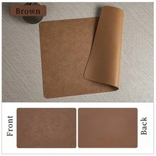 1件雙面皮革墊 30*44cm，防水、防油、易清潔、耐熱、可正反面使用，適用於廚房、餐廳和戶外使用 - B - 查看 13