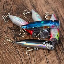 5pcs Floating Wave Crawfish Lure Set, Realistic Hard Bait With Laser Reflective Finish, Freshwater And Saltwater Fishing Lure For Bass And Other Game Fish - Multicolor - View 4