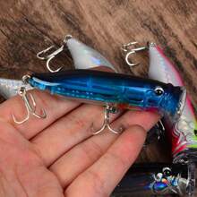5pcs Floating Wave Crawfish Lure Set, Realistic Hard Bait With Laser Reflective Finish, Freshwater And Saltwater Fishing Lure For Bass And Other Game Fish - Multicolor - View 5