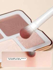 Eyeshadow Brush Set, Eyeliner Brush, Eye Detail Brush, Eye Makeup Blending Brush, Silk Brush - Beige - View 4