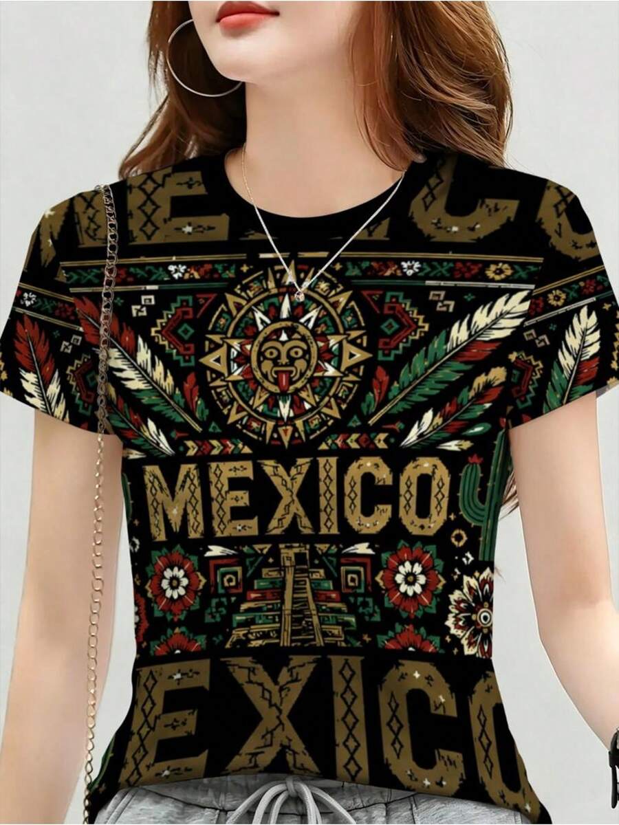 Women T-Shirts - Multicolor - View 1