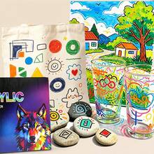 60/48/36/24 Colors Acrylic Paint Markers, Colorful Marker Pens, Coloring Marker Set, Suitable For Painting, Doodling, Illustratio, First Day Of School - Multicolor - View 7