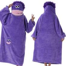 Silly Premium Coral Fleece Robe, Suitable For Cosplay And Luxury Loungewear, Unisex - Multicolor - View 15