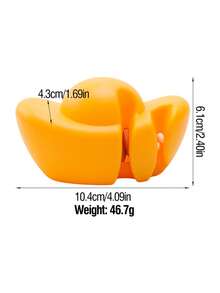 1pc Creative Oval-Shaped Knife Sharpener, Portable Kitchen Quick Blade Sharpening Tool, Equipped With White Corundum Grinding Wheel And Ceramic Rod, For Coarse Grinding And Fine Polishing, Mini Manual Knife Sharpener For Home Kitchen - Multicolor - View 15