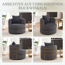 Home Theater Seating - Gray + Corduroy - View 8