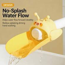 Home Kitchen Faucet Splash Guard Extension Nozzle, Children & Baby Faucet Extension Outlet, Splash-Proof Water Guide Adapter, Ergonomic Water Diverter For Kids Handwashing, Universal Sink Faucet Accessory, Suitable For Daily Home Use - Multicolor - View 3