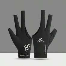 Lightweight Breathable 3-Finger Billiard Glove, Smooth Sweat-Resistant Reduces Friction For Cue Stroke, Unisex Professional Table Tennis Practice And Competition Hand Protection Glove - A - View 10