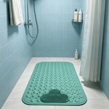 1pc Non-Slip Massage Bathtub Mat With Massage Foot Pad, Durable PVC Shower Suction Cup Mat, Bathroom Safety Mat, Suitable For Home Toilet, Non-Slip Safety Design, Rectangular Shower Mat And Bathroom Anti-Slip Mat - A - View 7