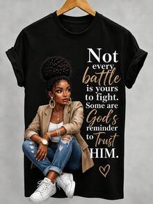 Women T-Shirts - Black - View 1