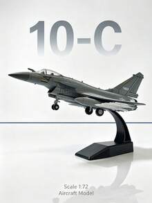 3pcs 1:72 Scale Aircraft Display Model Toy With Stand, ABS Plastic Fighter Jet Toy With Openable Cockpit & Rolling Wheels, Collectible Jet Ornament, Home Office Shelf Showcase Decor, Hobby Gift For Aviation Enthusiasts Funny Halloween, Christmas,1pc - Multicolor - View 4