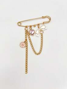 1 pieza/1 set, Encantador colgante de bolso con perla y estrella de mar, broche de lazo perlado encantador, llavero de bolso con diamante rosa premium, colgante de bolso para mujer, medalla de Charm para mochila, colgante de cadena para bolso de hombro, decoración de habitación, regalo de graduación escolar y vacaciones - Multicolor - Ver 7