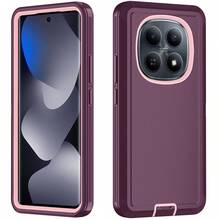 Military-Grade Shockproof Heavy-Duty Full-Body Protective Phone Case, Anti-Scratch Durable 3-In-1 Protective Cover For IPhone, Galaxy, HONOR And Other Smartphones Birthday Gift - Wine Red Powder - View 111