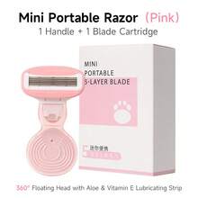 MINISO Portable Razor With Storage Case, Hair Removal Shaver, Anti-Scratch Hair Remover - 5-blade - View 10