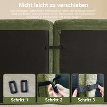 3 Seat Green Modular Sofa - L Shape Sofa - Green 3 Seat - 查看 9