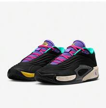 Nike JORDAN Men's Cushioned Lightweight Fashion Sports Basketball Shoes FQ1285-002 - Black - View 1