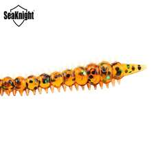 SeaKnight Soft Lure Fishing Bait, Ribbed Texture Design, Soft Body, Natural Swimming Action, Reflective Glitter Attracts Fish, Suitable For Bass, Trout, Perch Fishing Accessories - Multicolor - View 4