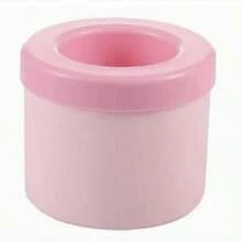 1pc Pink Silicone Portable Ice Mold, Cylindrical 3D Ice Cube Maker, Easy-Release Silicone Ice Tray, Multi-Compartment Design, Minimalist Bucket Shape, With Lid, Reusable, Suitable For Home, Bar, Club And Outdoor Use. - Multicolor - View 8