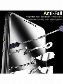 CASECOPS 4 Buah Pelindung Layar Kaca Tempered 360° Empat Sisi Perlindungan Privasi Penuh, Anti-Intip, Anti-Spy, Anti-Sidik Jari, Benar-benar Tidak Terlihat dari Semua Sudut, Kompatibel dengan iPhone 17 Pro Max/17 Air/16E/16 Pro Max/16 Pro/16 Plus/16/15 Pro Max/14 Pro Max/13/12/11/XS Max/XR Plus Series, Hadiah Ulang Tahun, Hadiah untuk Keluarga, Teman - 4 buah - View 7