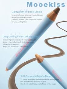 Mooekiss Pensil Highlighter & Contour Dua Ujung untuk Membentuk Cahaya & Bayangan - 02 Warna Alami - View 4