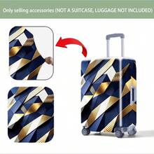 1PC, Flat Print Design, Print Design - No Texture, Accessories Only, Luggage Protective Cover, Does Not Include The Luggage Shown In The Picture, Suitable For 20 To 30 Inch Luggage, Made Of Thickened High-Quality Fabric, Essential Accessory For Your Travel And Checked Luggage. - Multicolor - View 7