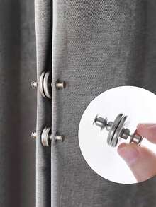 Klip Tirai Magnetik, Magnet Tirai yang Dapat Dilepas, Klip Penutup Tirai Perekat Mandiri, Cocok untuk Tirai dan Gorden Pintu, Klip Magnetik Penghalang Cahaya, Mencegah Kebocoran Cahaya, Menutup Celah Tirai, Klip Pengikat yang Dapat Digunakan Kembali, Digunakan untuk Memperbaiki Jahitan Tirai dan Menutup Celah Tirai Rumah - Beraneka warna - View 11