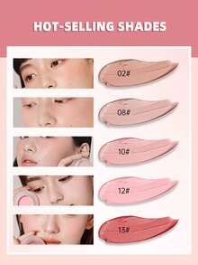 FOREVER KEY Blush Powder memiliki tekstur halus, mudah dibaurkan, bebas butiran, dan tidak mudah rontok. Tahan air, tahan keringat, dan tahan lama, sangat cocok untuk dibawa bepergian. Digemari oleh generasi Y2K dan Gen Z, produk ini merupakan hadiah Hari Ibu yang ideal. - #12 Merah Muda Ceri Musim Semi - View 9