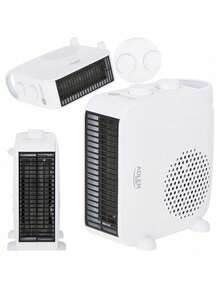 Adler Fan Heater, Space Heater, Portable Heater, 2-In-1 Heater & Fan - 2000W, 2 Heat Settings, Cold Blow Mode, Thermostat, Vertical & Horizontal Use, Overheat Protection, White - EU E Type Plug(220-240V) - View 6