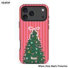VESPOP Christmas Pattern Phone Case, Thickened 2-In-1 Full Coverage Design, Provides All-Around Protection - For IPhone 18/17/16/15/14/13/12/11 Pro Max/Pro Plus/12 Mini/13 Mini, Compatible With Galaxy S26 S25 S24 S23 S22 S21 Plus Ultra, Compatible With Pixel 8 9 10 PRO - Mixed Color 1 - View 1