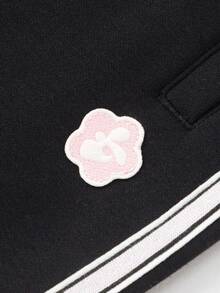 Balabala BalaOne 女孩抓絨內裡運動長褲 秋冬保暖運動服 - 黑色 - 查看 4