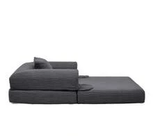Sofa Bed Frame Grey 1 Seat - Converts To Single Bed - Grey 1 Seat - View 10