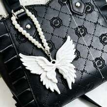 1pc Angel Wings Bag Charm, Decorative Pendant, Angel Wings Ornament - Multicolor - View 3