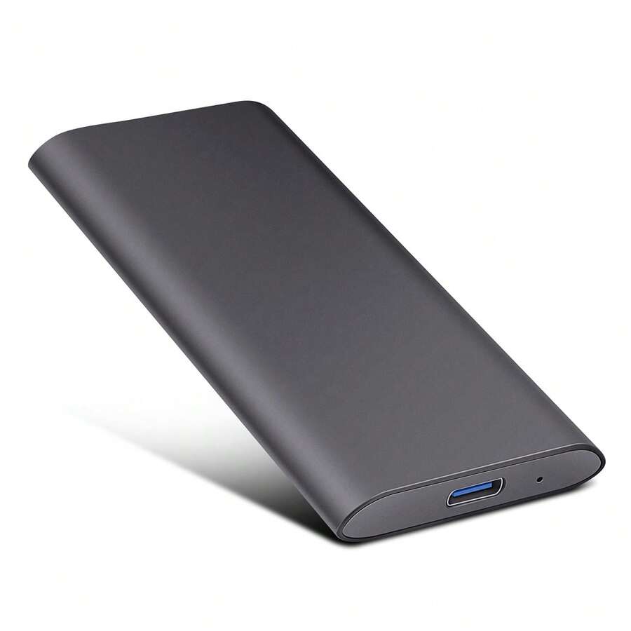 2TB USB 3.0 Portable External Hard Drive High-Speed Data Transfer, Durable & Stable, Ideal For Laptops, Desktops, And PCs, Compatible With Windows 7-11/IOS Systems, PC Backup Storage|Sleek Black Design|Sleek Storage Design - View 1