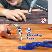 1Pc Foldable 10‑In‑1 Wire Stripper Multi‑Function Electric Cable Cutter Crimping Pliers Hand Tool For Electrical Repair - Blue Color Scheme - View 3