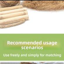 50g/250g/500g/800g Coconut Fiber, Suitable For Birds, Craft Projects, Can Be Used As Parrot Nesting Material, Provides Comfortable Bedding For Nest Boxes, Perfect For Nesting And Creating Hiding Spots - Z - View 3
