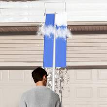 Roof Snow Rake Aluminum Roof Snow Removal Tool Length Adjustable With 3'' Wheels - A - View 4
