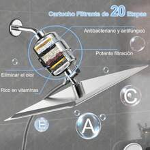 Shower Head Water Filter - Plateado - View 4
