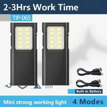 1/2PCS Mini Handheld EDC Flashlight Powerful Pocket Torch Portable Pen Clip Work Light Outdoor Emergency Camping Lamp - Flashlight - View 11