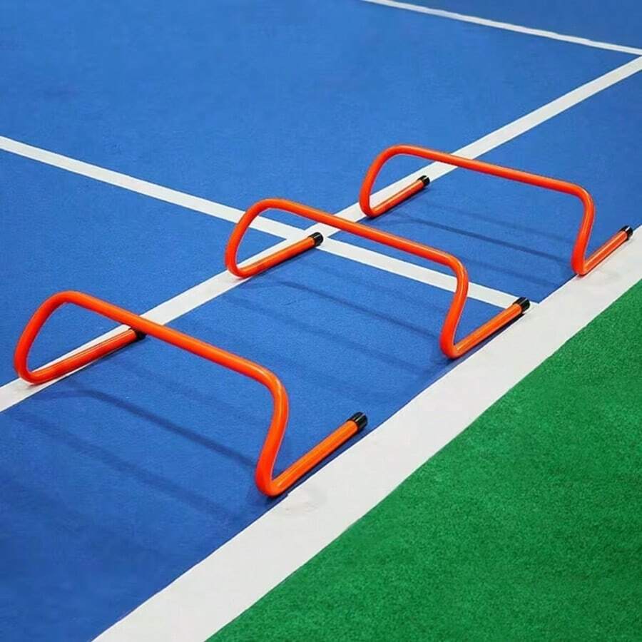 5 Buah Rintangan Latihan Mini 5,91 Inci, Peralatan Latihan Kecepatan dan Kelincahan untuk Kebugaran & Olahraga, Alat Latihan Gerakan Kaki Sepak Bola - MultiWarna - View 1