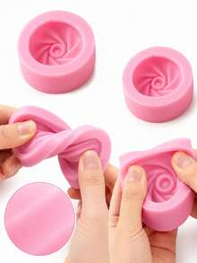 1/2pcs Silicone Dumpling Mold, Bao Buns Maker Machine, Baozi Maker Press Mold, Silicone Bun Dumpling Mold For Beginners, Homemade Manual Pastry Dumpling Wrapper Tool Pink, Easy To Demold Cake Mould, Handmade Baozi Makers - Multicolor - View 6