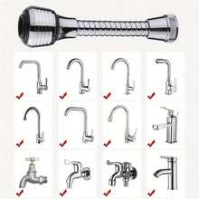 2/1pc 360° Rotating Faucet Aerator, Dual Mode High Pressure Water-Saving Faucet Extender, Plastic Anti-Splash Faucet Nozzle Accessory, No Electricity Required, Bathroom Accessories, Kitchen Accessories, Home Goods, Decorative Style, Autumn Home Decor - Multicolor - View 2