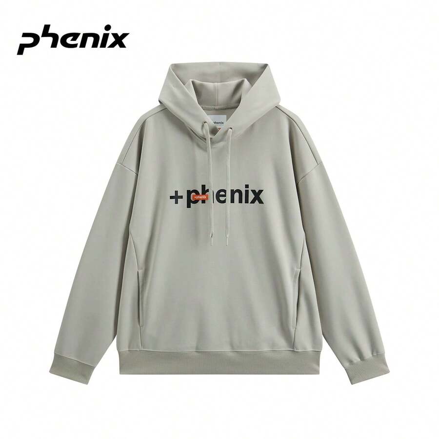 +Phenix 2025FW Autumn Hooded Sweatshirt Outdoor Casual Water-Repellent Loose Knit Top For Men - Light Sand - View 1